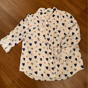 Heart button up top